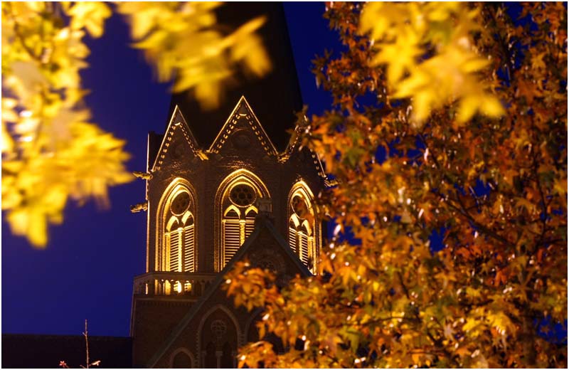 Stiftskirche-Herbstlaub-02